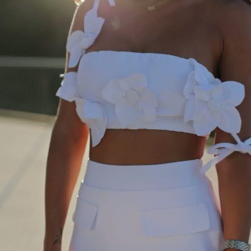 komplet damski, komplet letni, top i spódnica, zestaw damski, styl wakacyjny, moda damska, butik online, women set, summer set, top and skirt set, two piece outfit, party outfit, feminine style, trendy outfit